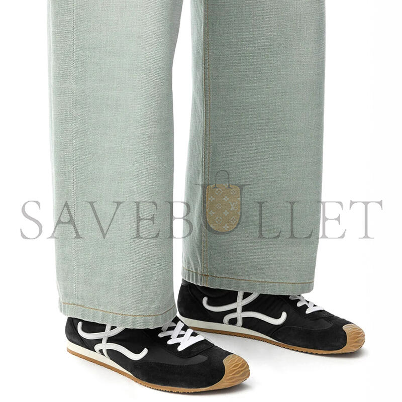 L0ew* ballet runner 2.0 in nylon and calfskin m816282xb3 0